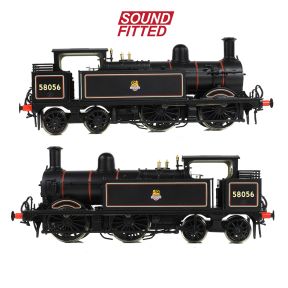 Bachmann 31-742BSF OO Gauge MR 1532 1P Tank 58056 BR Lined Black Early Emblem DCC Sound Fitted