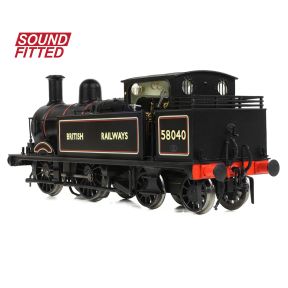 Bachmann 31-743ASF OO Gauge MR 1532 1P Tank 58040 BR Lined Black British Railways DCC Sound Fitted