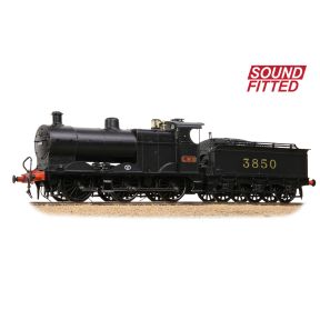 Bachmann 31-885SF OO Gauge MR 3835 4F 0-6-0 3850 LMS Black MR Numerals Johnson-Deeley Tender DCC Sound Fitted