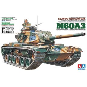 Tamiya 35140 US M60A3 Tank 105mm Gun Plastic Kit