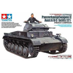 Tamiya 35292 Panzer II Tank Ausf.A/B/C French Campaign Plastic Kit