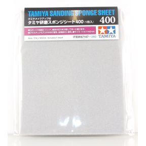 Tamiya 87147 Sanding Sponge Sheet 400 Grit