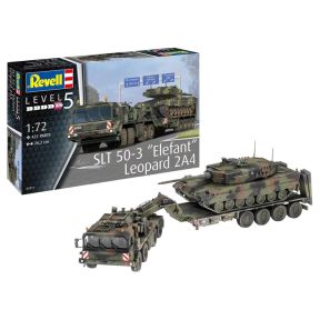 Revell 03311 German SLT 50-3 Elephant With Leopard 2A4 Tank Plastic Kit