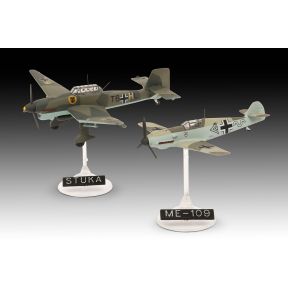 Revell 03770 Messerschmitt BF109E & Junkers JU-87B Stuka Plasitc Kit Set
