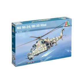 Italeri 1432 Mil Mi-24/Mi-35 Hind Helicopter Plastic Kit