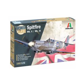 Italeri 1482 Supermarine Spitfire MkV/MkIX Plastic Kit