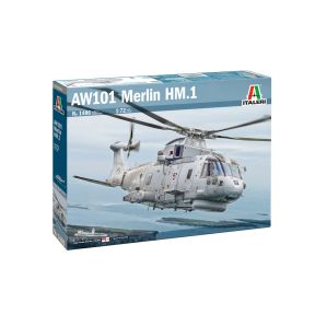 Italeri 1486 AW101 Merlin HM.1 Helicopter Plastic Kit