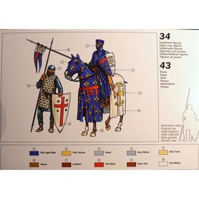 Italeri 6009 11th Century Crusaders Plastic Kit
