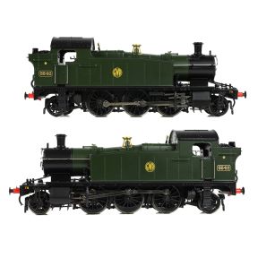 Bachmann 32-141 OO Gauge GW 4575 Prairie Tank 5542 GW Green Shirtbutton