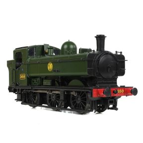 Bachmann 32-198 OO Gauge GW 8750 Pannier Tank 3650 GW Green Shirtbutton