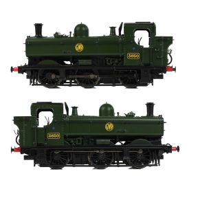 Bachmann 32-198 OO Gauge GW 8750 Pannier Tank 3650 GW Green Shirtbutton