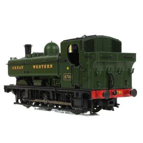 Bachmann 32-204A OO Gauge GW 8750 Pannier Tank 8791 GW Green Great Western