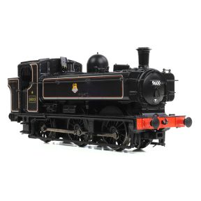 Bachmann 32-205B OO Gauge GW 8750 Pannier Tank 9600 BR Lined Black Early Emblem