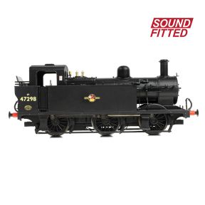 Bachmann 32-232ASF OO Gauge LMS Fowler 3F 0-6-0 Jinty 47298 BR Black Late Crest DCC Sound Fitted