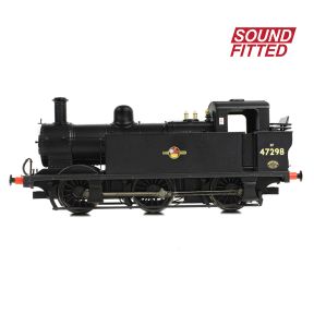 Bachmann 32-232ASF OO Gauge LMS Fowler 3F 0-6-0 Jinty 47298 BR Black Late Crest DCC Sound Fitted