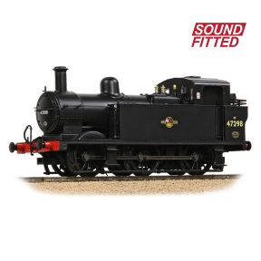 Bachmann 32-232ASF OO Gauge LMS Fowler 3F 0-6-0 Jinty 47298 BR Black Late Crest DCC Sound Fitted
