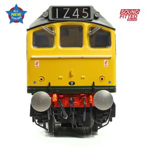 Bachmann 32-334SFX OO Gauge Class 25/3 D7672 'Tamworth Castle' BR Two Tone Green Full Yellow Ends DCC Sound Fitted Deluxe