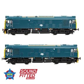 Bachmann 32-340ASFX OO Gauge Class 25/1 25057 BR Blue DCC Sound Fitted Deluxe