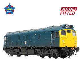 Bachmann 32-340SF OO Gauge Class 25/1 25057 BR Blue Weathered DCC Sound Fitted