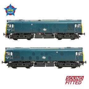 Bachmann 32-340SF OO Gauge Class 25/1 25057 BR Blue Weathered DCC Sound Fitted