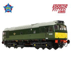 Bachmann 32-341SFX OO Gauge Class 25/2 D5282 BR Two Tone Green Small Yellow Panels  DCC Sound Fitted Deluxe