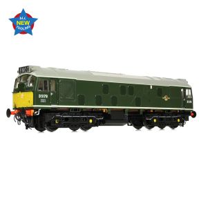 Bachmann 32-343A OO Gauge Class 25/1 D5179 BR Green Small Yellow Panels