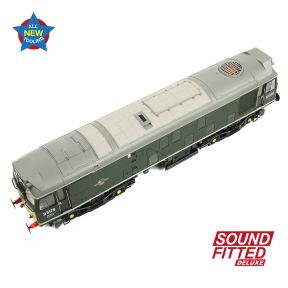 Bachmann 32-343ASFX OO Gauge Class 25/1 D5179 BR Green Small Yellow Panels DCC Sound Fitted Deluxe