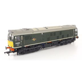 Bachmann 32-343SF-SH OO Gauge Class 25 D5225 BR Green Small Yellow Panels DCC Sound Fitted