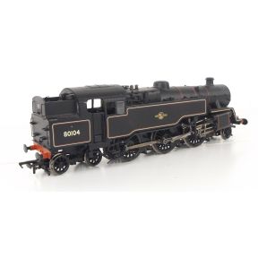 Bachmann 32-360A-SH OO Gauge Standard 4MT 2-6-4 Tank 80104 BR Black Late Crest DCC Sound Fitted