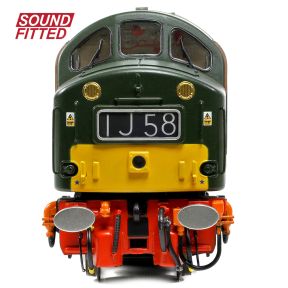 Bachmann 32-491SF OO Gauge Class 40 Centre Headcode D345 BR Green Small Yellow Panels DCC Sound Fitted
