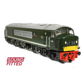 Bachmann 32-678ASF OO Gauge Class 45 D49 'The Manchester Regiment' BR Green Small Yellow Panels Split Centre Headcode DCC Sound Fitted