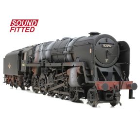 Bachmann 32-862ASF OO Gauge BR 9F 2-10-0 92097 Tyne Dock BR Black Late Crest BR1B Tender Weathered DCC Sound Fitted