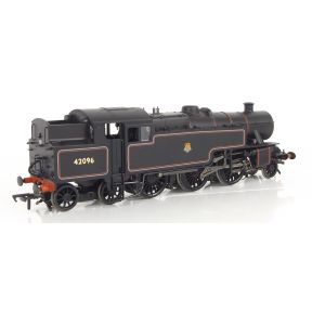 Bachmann 32-876 OO Gauge LMS Fairburn 2-6-4 Tank 42096 BR Black Early Crest