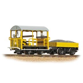 Bachmann 32-993A OO Gauge Wickham Type 27 Trolley Car BR Departmental Yellow Wasp Stripes