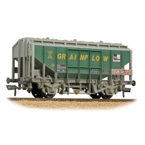 Bachmann 33-132B OO Gauge 35 Ton PAA Bulk Grain Wagon Grainflow Green & Grey Weathered
