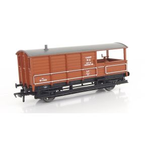 Bachmann 33-304-SH OO Gauge GW 20 Ton Brake Van BR Bauxite