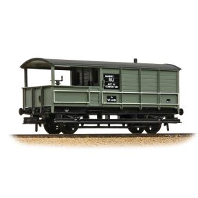 Bachmann 33-306E OO Gauge GW 20 Ton Toad Brake Van BR Grey W114985