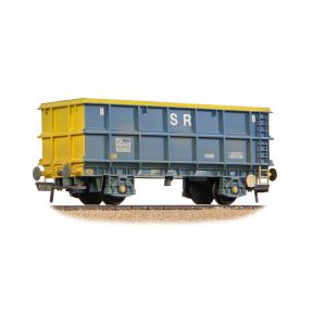 Bachmann 33-436B OO Gauge POA Scrap Wagon Standard Railfreight Blue & Yellow RLS5952 Weathered