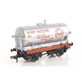 Bachmann 33-502B-SH OO Gauge 14 Ton Tank Wagon 'Berry Wiggins' Silver