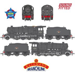 Bachmann 35-231SF OO Gauge LMS 8F 2-8-0 48703 BR Black Late Crest Welded Tender DCC Sound Fitted