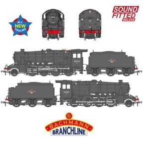 Bachmann 35-231SFX OO Gauge LMS 8F 2-8-0 48703 BR Black Late Crest Welded Tender DCC Sound Fitted Deluxe