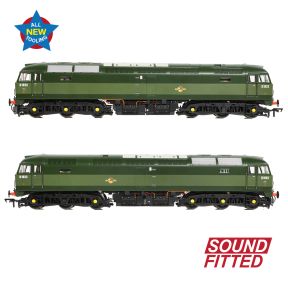Bachmann 35-410ASF OO Gauge Class 47 D1922 BR Green Small Yellow Panels DCC Sound Fitted