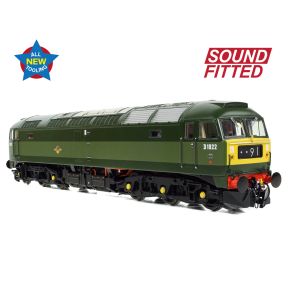 Bachmann 35-410ASF OO Gauge Class 47 D1922 BR Green Small Yellow Panels DCC Sound Fitted
