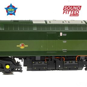 Bachmann 35-410ASFX OO Gauge Class 47 D1922 BR Green Small Yellow Panels DCC Sound Fitted Deluxe
