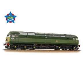 Bachmann 35-410B OO Gauge Class 47 D1940 BR Green Small Yellow Panels