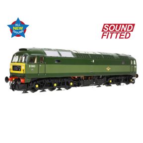 Bachmann 35-410BSF OO Gauge Class 47 D1940 BR Green Small Yellow Panels DCC Sound Fitted