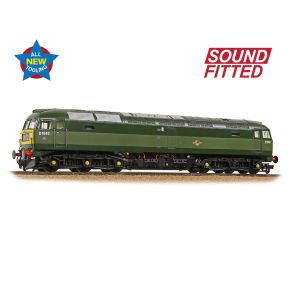 Bachmann 35-410BSF OO Gauge Class 47 D1940 BR Green Small Yellow Panels DCC Sound Fitted