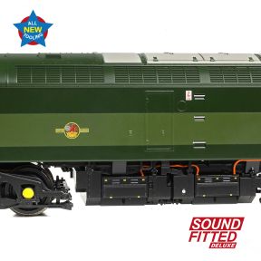 Bachmann 35-410BSFX OO Gauge Class 47 D1940 BR Green Small Yellow Panels DCC Sound Fitted Deluxe