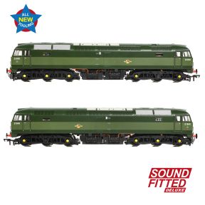 Bachmann 35-410BSFX OO Gauge Class 47 D1940 BR Green Small Yellow Panels DCC Sound Fitted Deluxe
