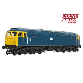 Bachmann 35-411ASFX OO Gauge Class 47 47226 BR Blue DCC Sound Fitted Deluxe